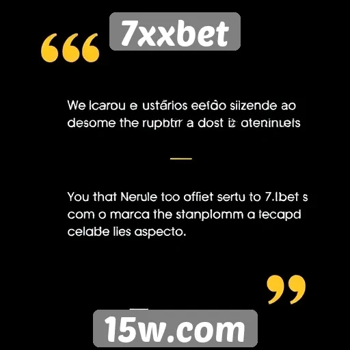 Feedback de usuários sobre suporte ao cliente da 7xxbet